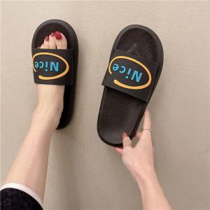 QKKshop ถูกสุด🔥 รองเท้าแตะพื้นหนานิ่ม รองเท้าแบบสวมขายดีสุด งาน EVA น้ำหนักเบาเหมือนขนนก ลาย Nice สวยมาก วัยรุ่นห้ามพลาดนะบอกเลย💯