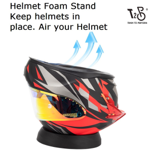 T2P Helmet Stand Helmet Support Helmet Service Pad Donut Ring for Motorcycle Air Display Rack