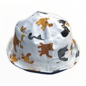 EM Topi Bucket Tali anak Kanvas Motif Karakter Rendom / Topi Bucket Kanvas Bayi