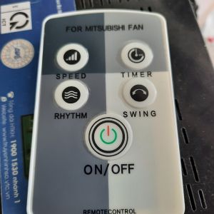 Điều Khiển quạt MITSUBISHI Tặng Kèm Pin Dùng cho quạt cây và quạt treo tường