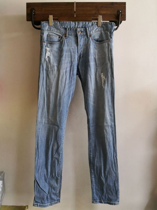 H&M SLIM Low waist MENS PANTS Overruns Lazada Lazada PH