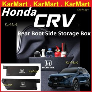 Honda CRV 2024 2025 2pcs Rear Boot Side Storage Box Car Auto Accessories Organizer Divider Trunk Compartment