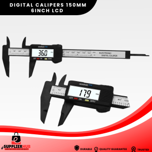 Digital Calipers 150mm 6inch LCD Electronic Vernier Caliper Carbon Fiber Microme  Versatile Measurement Units Portable