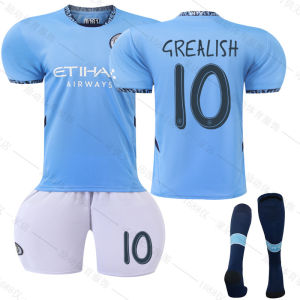 2425 Manchester City Home New Champions League Edition Soccer Jersey No.9 Haaland Shirt 17 De Bruyne Set In Stockfootball jersey for men soccer shirt