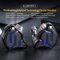 KZ ZSN Pro 2 Metal Earphones Super Linear Dynamic Coil Unit Hybrid Drive 1BA+1DD Headphone With 2PIN Detachable Cable Sport Game Noise Cancelling Headset HIFI Bass Music Monitor Earbuds. 
