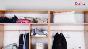 Big Foldable Storage Bag - Wardrobe Home Organizer Waterproof Washable Spacious    Dainty