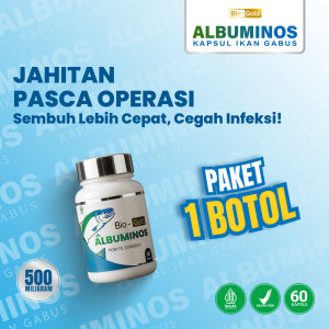Albuminos Ekstrak Ikan Gabus Kutuk Albumin 7x Lebih Cepat Keringkan Luka Operasi Ceasar Pasca Melahirkan