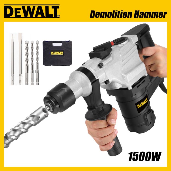 Dewalt 26mm 1500W 220v 2in1 220V Rotary hammer drill chipping gun demolition jack hammer Lazada PH
