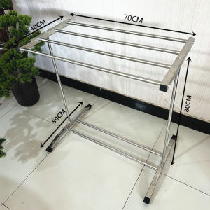 Clothes Hanger Rack Clothing Drying Rack Rak Penyidai Baju Foldable Mobility Stainless Steel Drying Racks outdoor Quilt Sock sheet rack 毛巾架晾衣架