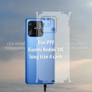 Tấm dán Xiaomi Redmi 10C dán PPF mặt trước/dán mặt sau/dán màn hình/dán mặt lưng Full viền chuẩn