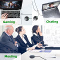 MAONO BM10 USB Conference Boundary Microphone Omnidirectional Condenser Microfono Plug & Play PC Mic for Gaming Youtube Metting. 
