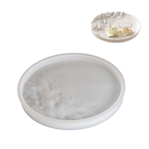 Versatile Silicone Mould for Designing Unique Sea Waved Textured Trays Suitable for Various Materials Decoration
