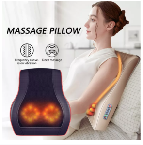 Electric Massage Pillow Neck Massager Body Massage Machine for Back Body Shoulder Cervical Waist Back Massager For Car Home Office Use