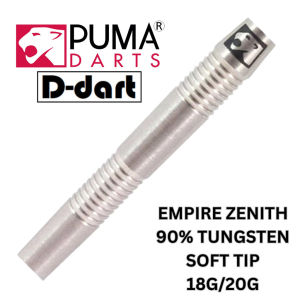 TUNGSTENS SOFT TIP DART - 18G/20G EMPIRE ZENITH 90% TUNGSTEN SOFT DARTS (ARROW DART LEMBUT)
