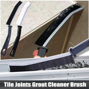 RomanticHouse 1/3PCS 3Pcs Long Gap Brush Toilet Kitchen Tile Dead Angle Cleaning Multifunctional Window Slot Groove Dust Brush Hard Bristle Cleaning Brush Wholesale