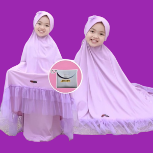 MUKENA ANAK PEREMPUAN  USIA 1 2 3 4 5 6 7 8 9 10 11 TAHUN