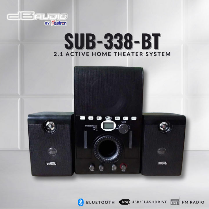 MEO DBaudio SUB-338-BT Active Home Theater Sound System Super Bass with  Bluetooth/AM/FM/USB