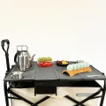 Homyl Table Plate Lightweight Folding Wagon Cart Table Board Garden Cart Board Desktop for Backyard Camping Fishing Party Picnic. 