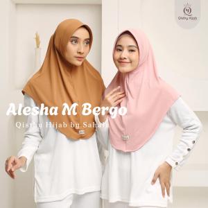 𝐐𝐈𝐒𝐓𝐇𝐘 𝐇𝐈𝐉𝐀𝐁 - ALESHA BERGO SIZE M | Bergo Pet Antem / Hijab Olahraga / SPORT HIJAB BERKUALITAS Bergo Oval Qisthy Hijab by Sahala