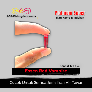 AGA Essen Kapsul Platinum Super 5 pcs Campuran Umpan Ikan Rame dan Indukan