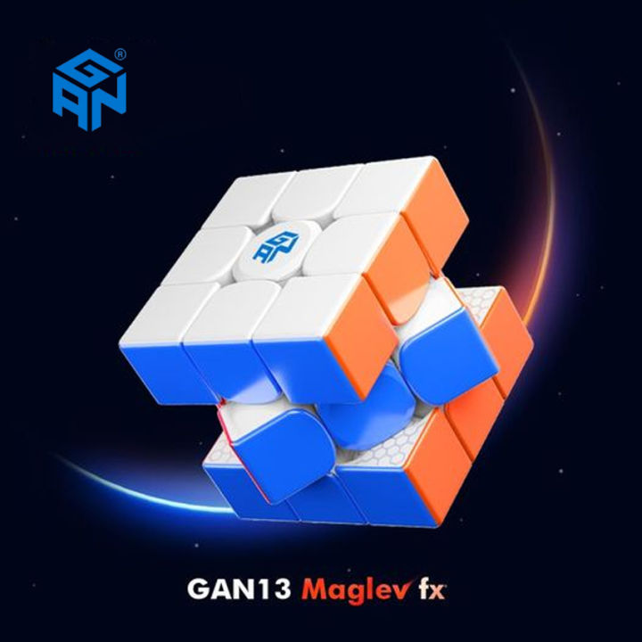 Bukefuno GAN 13 Maglev Fx Flagship 3x3 Cube GAN 13 M Maglev Fx Speed Rompecabezas Magnético Sin Calcomanías Magic 2023 Cubos GAN13 Maglev Fx 3x3 (versión De Superficie Escarchada