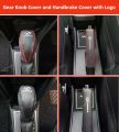 Perodua Leather Gear Cover Handbrake Cover Alza 2022 Myvi 2022 Facelift Myvi 2018 Gen3 Bezza Axia Aruz Alza2022 Accessories Bezza Gear Knob Cover. 