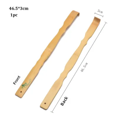 MEMGOUO Durable Massager Back Scratcher Multistyles 41.5~46.5cm Backscratcher Massager High Quality Bamboo Wooden Body Roller Stick