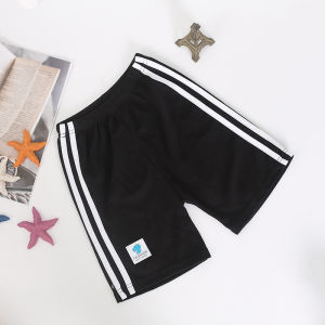 Kids High-Quality Cotton Elastic Waist Side Stripe Shorts for Boys and Girls 2-11 Years