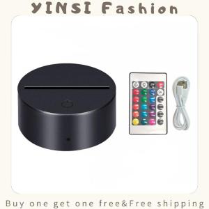 YINSI Creative Night Light USB Decoration Night Lamp Touch Switch Lamp Stand Holder Touch Dimming Lamp Stand Holder Birthday Gifts