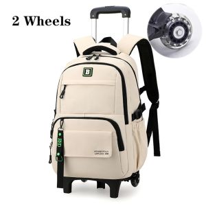 Trolley School Bag with wheels Rolling Backpack for boy Kids Student Wheeled Backpack Trolley book Bag Travel Trolley backpack Luggage