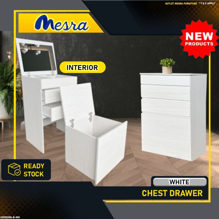 Mesra - 4 Drawers/Chest Drawer/Chest Drawer 4 Layer/Chest Drawer/Tall ...