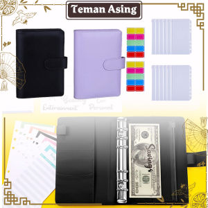 A6 Binder Custom 12Pcs Zipper Binder Dan 20Pcs Label Planner Notebook