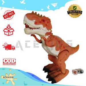 Mainan Dinosaurus Bertelur Jalan Bergerak Bersuara Lampu Led Murah Mainan Hewan Reptil Buas