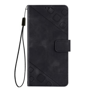 Geometric Embossed Flip Wallet Phone Case For iPhone 18 Pro Max 17 air 16 plus 15 14 13 PU Leather Multi Card Slots Kickstand Cover Shockproof Protective Casing