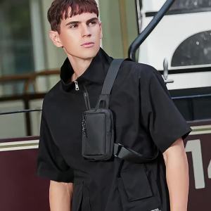 Mens Shoulder Bag Oxford Luxury Fashion Men Chest Bag Man Sling Crossbody Bag for Male New Casual Handbag Travel Phone Bags