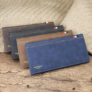 LEGILIMENS กระเป๋าสตางค์ยาวผู้ชายกระเป๋าสตางค์แฟชั่นสไตล์เกาหลีความจุขนาดใหญ่กระเป๋าสตางค์ผู้ชายยาว3ชั้นที่ใส่บัตร