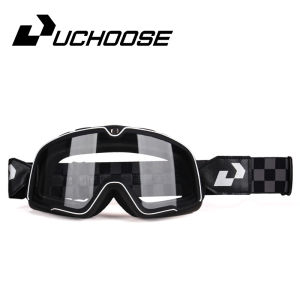 UCHOOSE Goggles Motorcycle Windshield Harley Helmet R Motorcycle Riding Half Helmet Windproof Dustproof Glasses