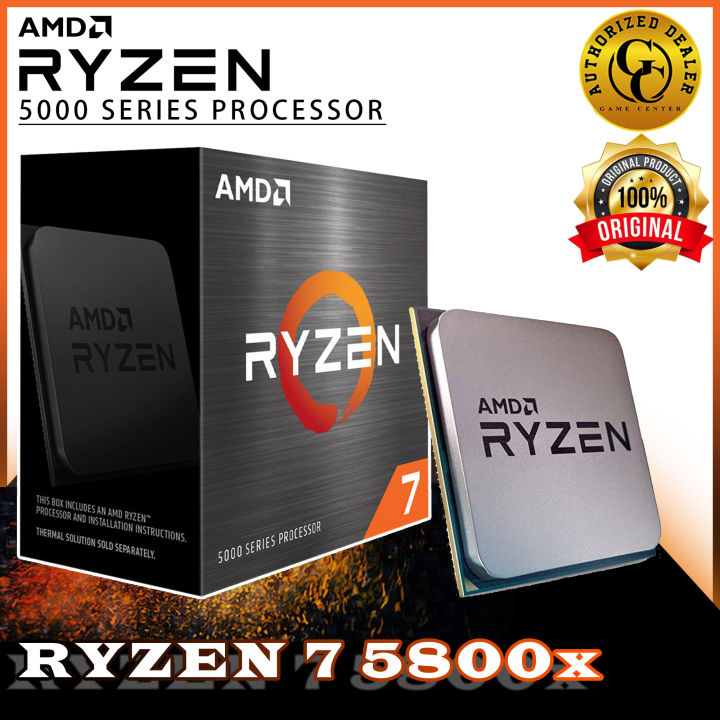 AMD Ryzen™ 5800X BOX type of CPU Cores of Threads 16