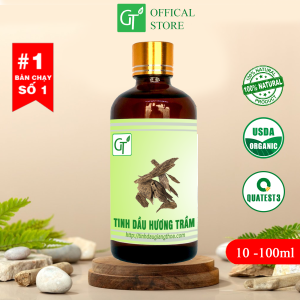 Tinh dầu Hương Trầm Ấn Độ Chai 10-100ml - Khử mùi tốt Hương thơm sang trọng