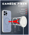 Hard Case Magnetik Support Magsafe Wireless Charging Phone Case Paika - Carbon Fiber Ringan Kompatibel Untuk Iphone X Iphone Xs Iphone XR Iphone Xs Max Iphone 11 Iphone 11 Pro Iphone 11 Pro Max. 