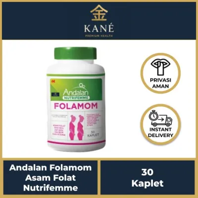 Andalan Nutrifemme Folamom 30 Kaplet - Suplemen Ibu Hamil
