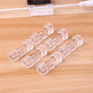 20 Pcs Wire Organizing Holder Wire Cable Clips Desktop Wall Adhesive Cord Organizer Pemegang Kabel Klip Wayar 电线收纳固定器