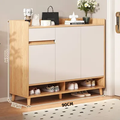 Tủ giày dép gỗ BAMBOOHOME kệ để đồ nhiều tầng chất liệu gỗ MDF cao cấp