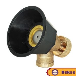 Water Jet Gun Nozzle Spuyer Kuninggan / Nozzle Sprayer Elektrik Manual Mangkok Black Siklon