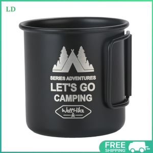 COD [Free Shipping] Versatile 300ML Camping Mug - Lightweight Aluminum Alloy for Tea Coffee and Beer Perfect for Hiking and Outdoor Use