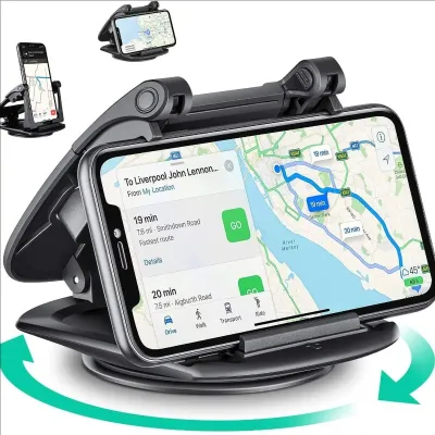 Car Mount Dash Non-Slip Holder Slip Free Desk Phone Stand Rotate Dashboard Non-slip Mat Rubber Mount Holder Car Navigation Bracket Universal Cell Phone Car Clip Mount Stand