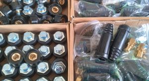 (2 cái)Cọc hàn giắc cắm máy hàn cỡ nhỏ 10 - 25 cỡ to 35 - 50