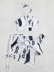 Bikini Sets Long Cover Up Beach Swimsuits Swimwear