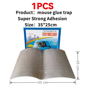 50pcs Super Strong Adhesion Mouse & Rat Trap Glue Board Sticky Mouse  Board Mouse Glue Trap Mouse Sticky Board Bait Traps for Rat Rodent Cockroach and Other Household Traps Sticky Pad Board