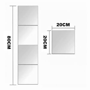 HD Full Length Mirror Sticker Mirror Wall-Mounted Adhesive Mirror Wall Pasted Wall Glass Mirror Whole Body Toilet Mirror Bathroom Mirror Wall For Living Room Acrylic Mirror Wall Mirror Whole Body Wall Mirror Sticker Wall Glass